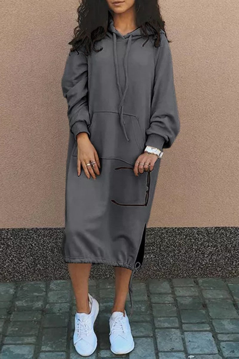 Contemporary Genoveva Casual Solid Patchwork Dress for Modern Fashion Wear