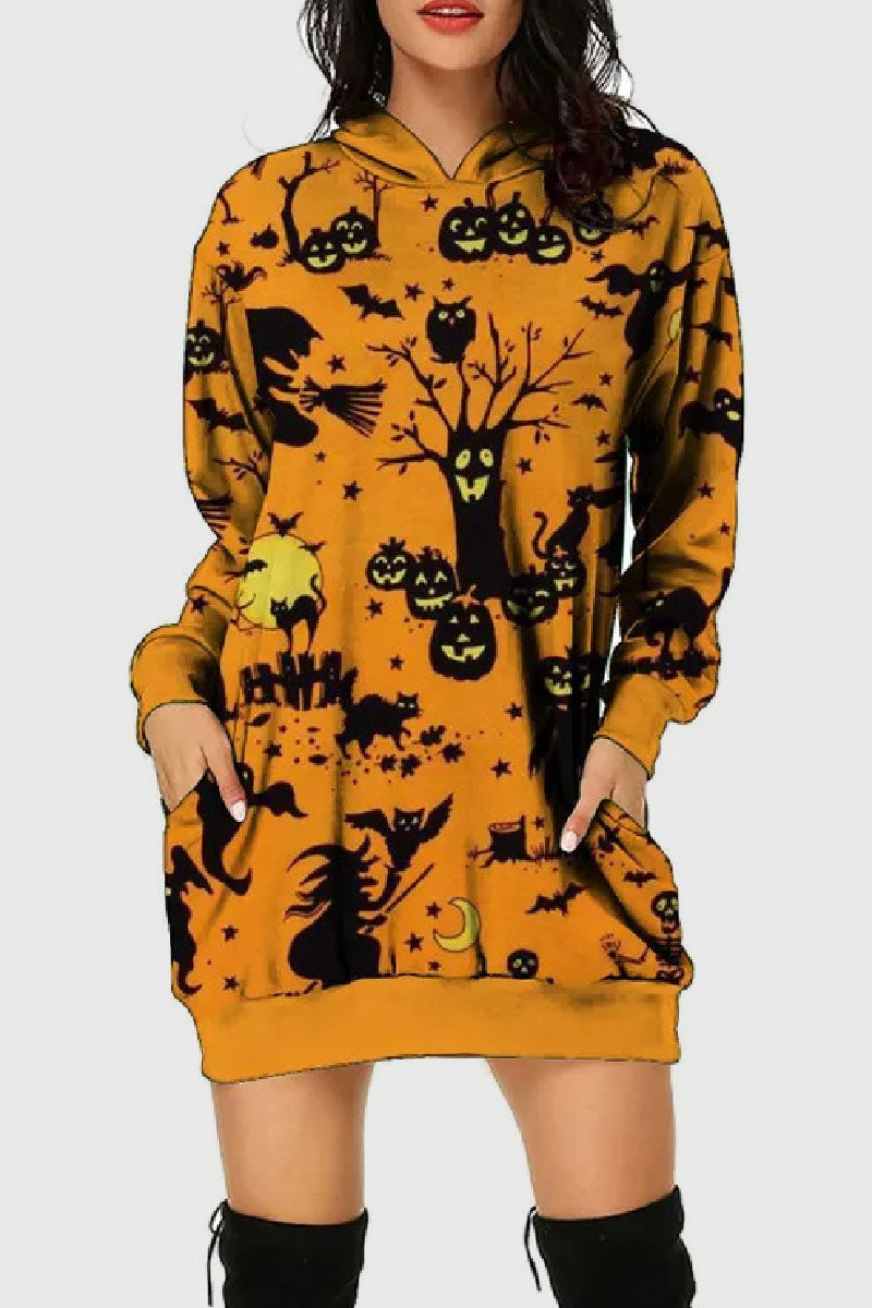 Minimalist Dolores Casual Printed Basic Dress for Modern Fashion Wear