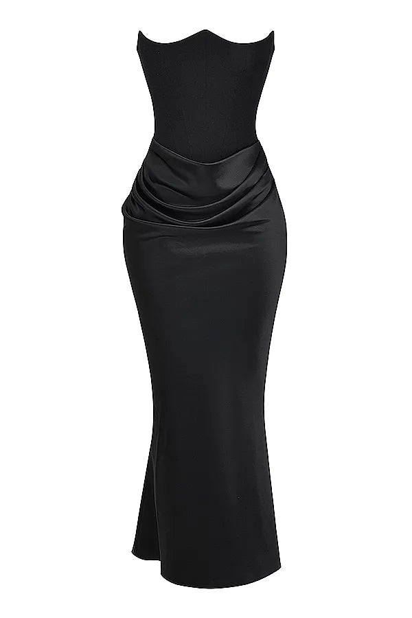 Rosario Aesthetic Luxury Maxi Dress Chic Silhouette Collection