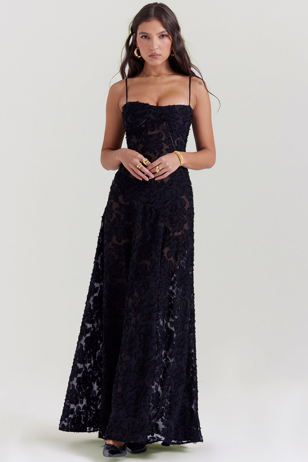 Lucy Aesthetic Dress with an Open Back Evening Wear Edit
