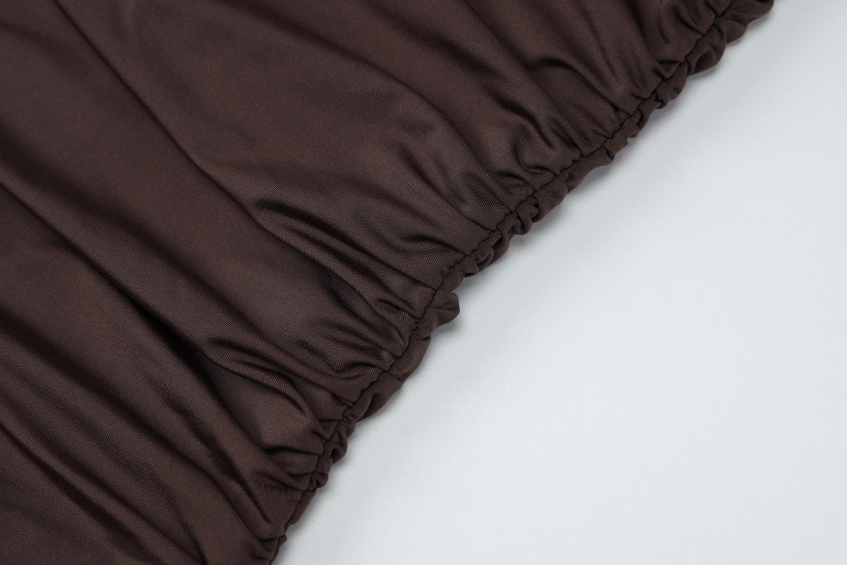 Gema Mini Dress Brown