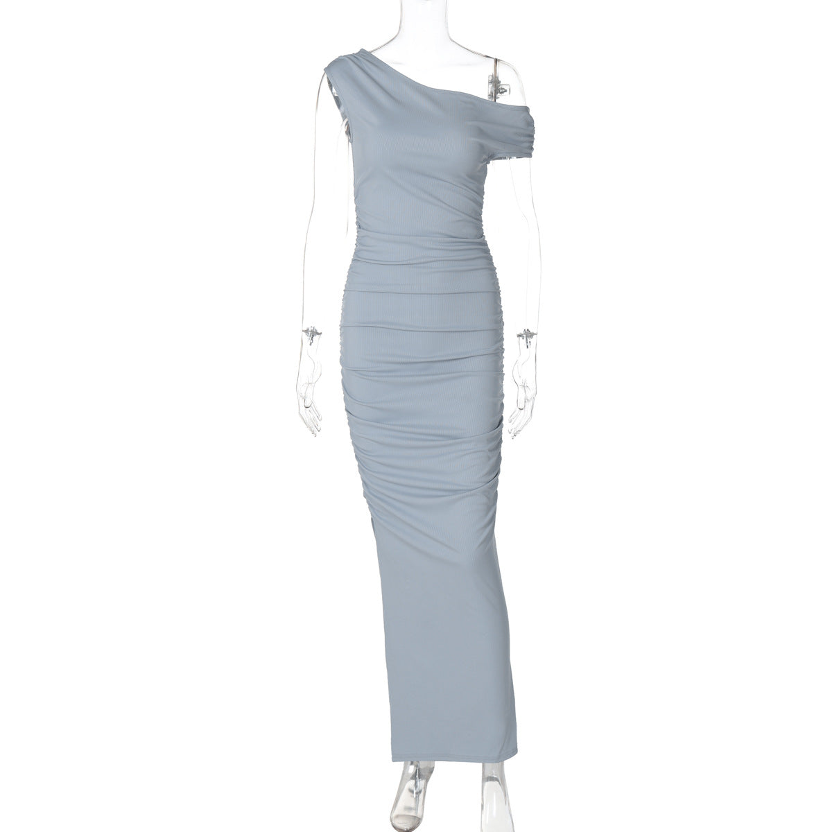 Mystical Off Shoulder Dress Grey