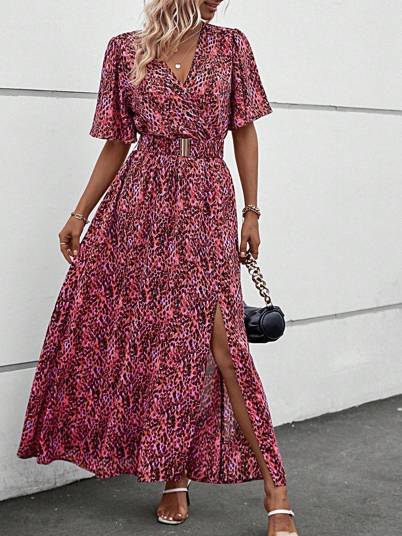 Tania Exclusive Maxi Dress Butterfly Style Designer Edit