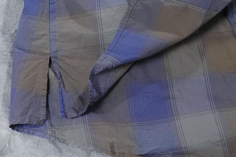Plaid Casual Pockets Summer Half Sleeve Dress