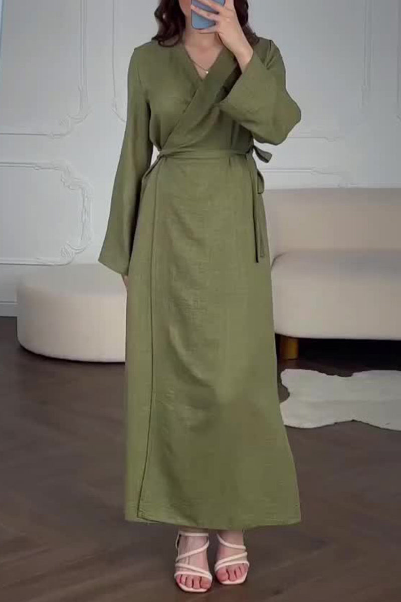 Annette Casual V Neck Dress with Relaxed Fit and Seasonal Wardrobe Essential
