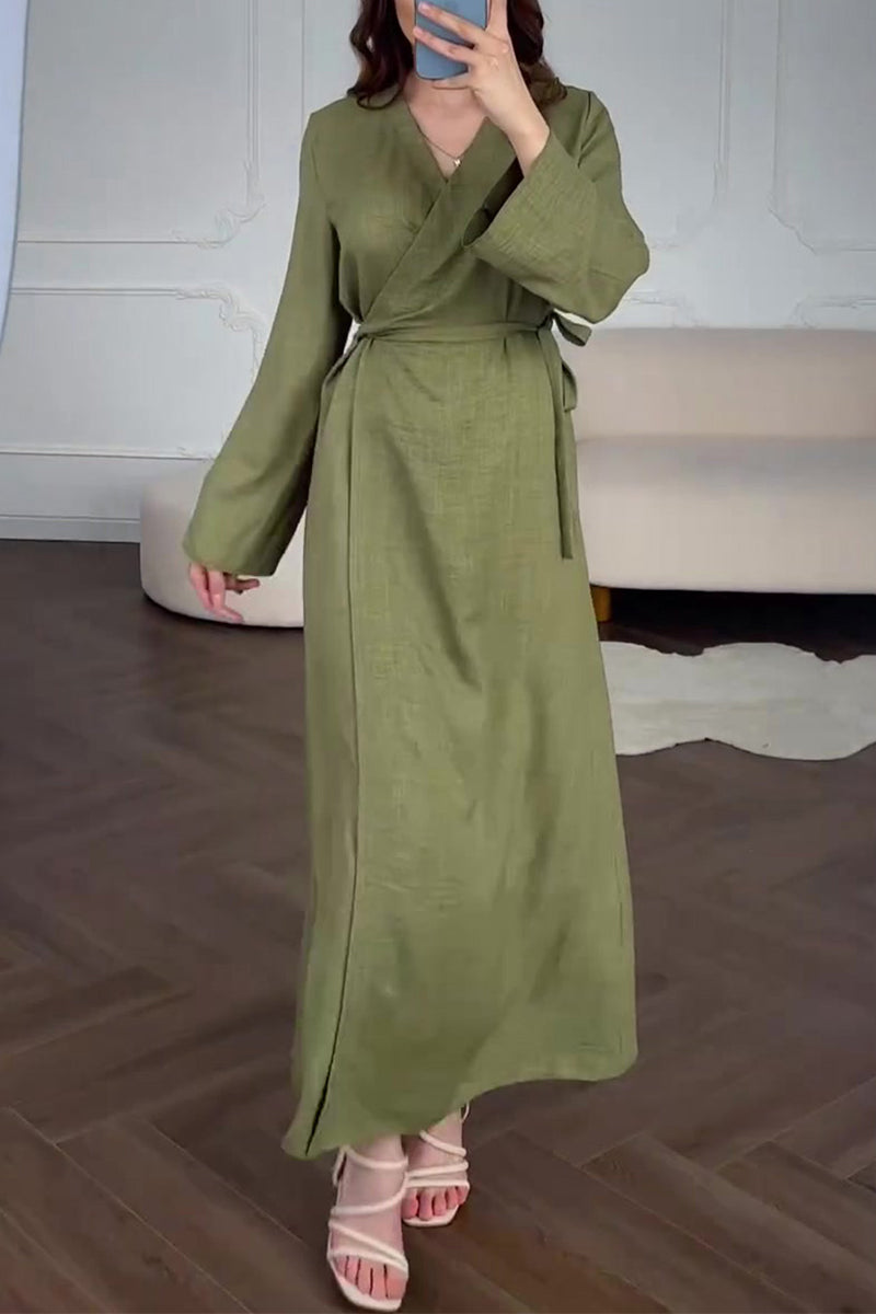 Annette Casual V Neck Dress with Relaxed Fit and Seasonal Wardrobe Essential