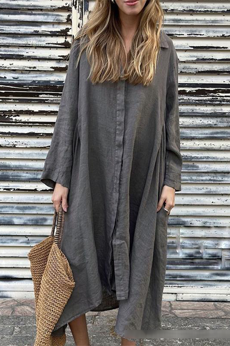Leire Casual Shirt Dresses Dress with Relaxed Fit and Boutique Fashion Look