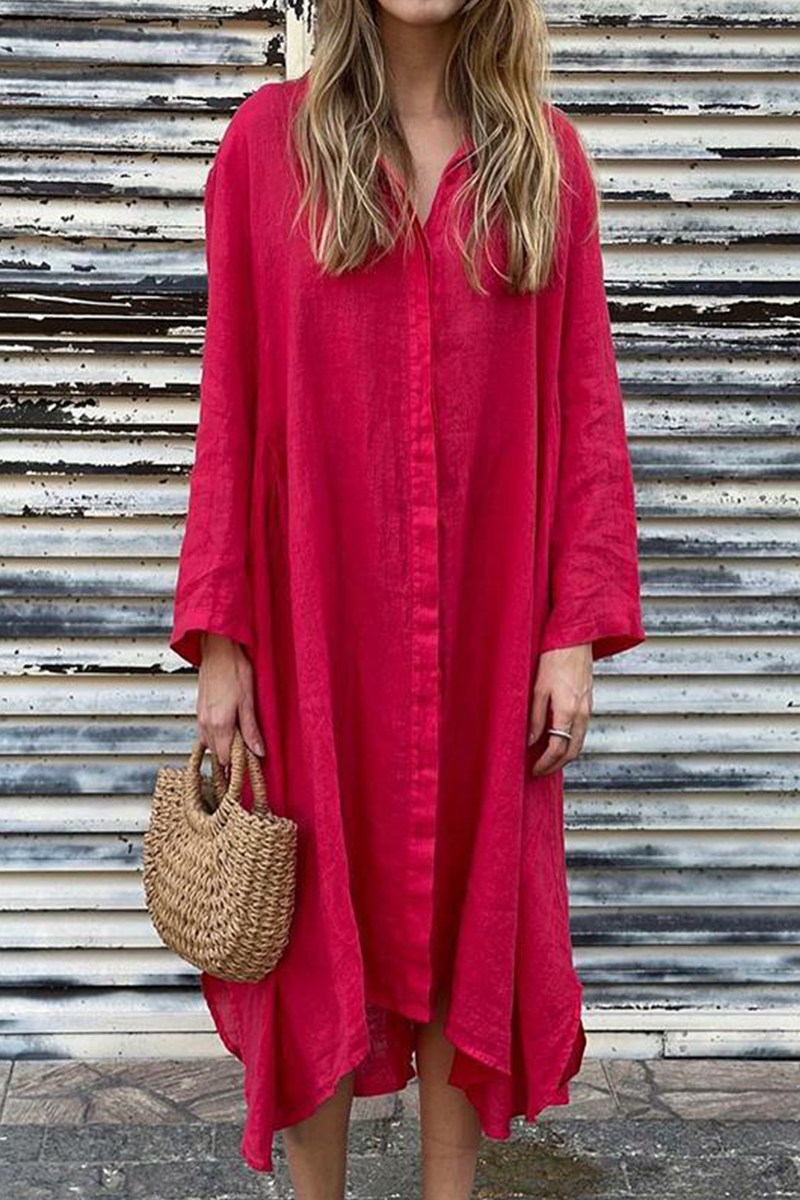 Leire Casual Shirt Dresses Dress with Relaxed Fit and Boutique Fashion Look