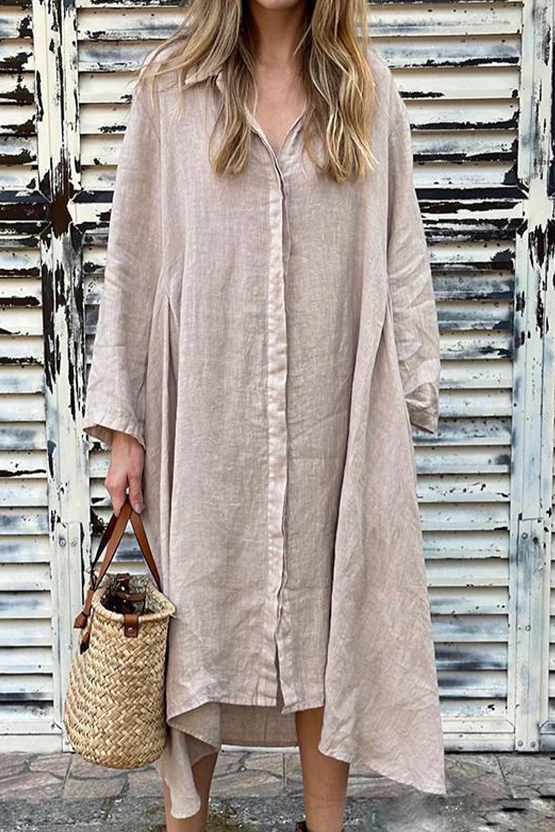 Leire Casual Shirt Dresses Dress with Relaxed Fit and Boutique Fashion Look