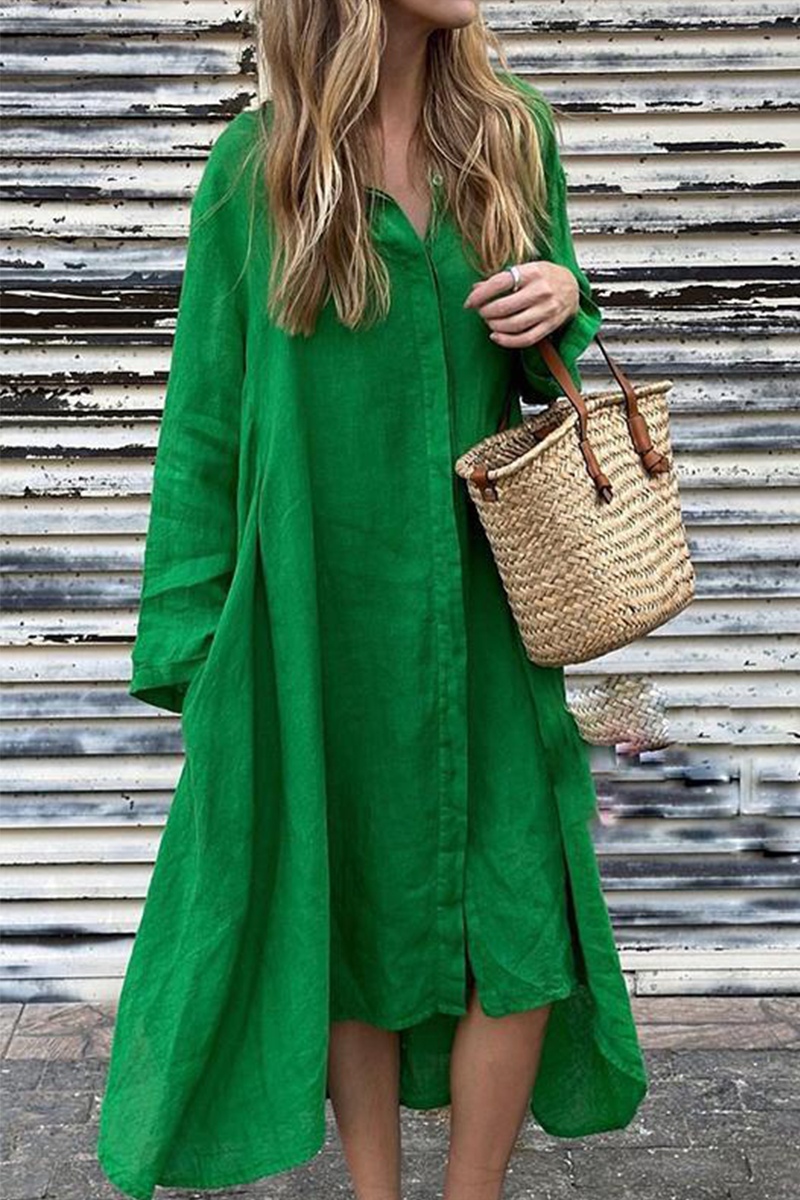 Leire Casual Shirt Dresses Dress with Relaxed Fit and Boutique Fashion Look