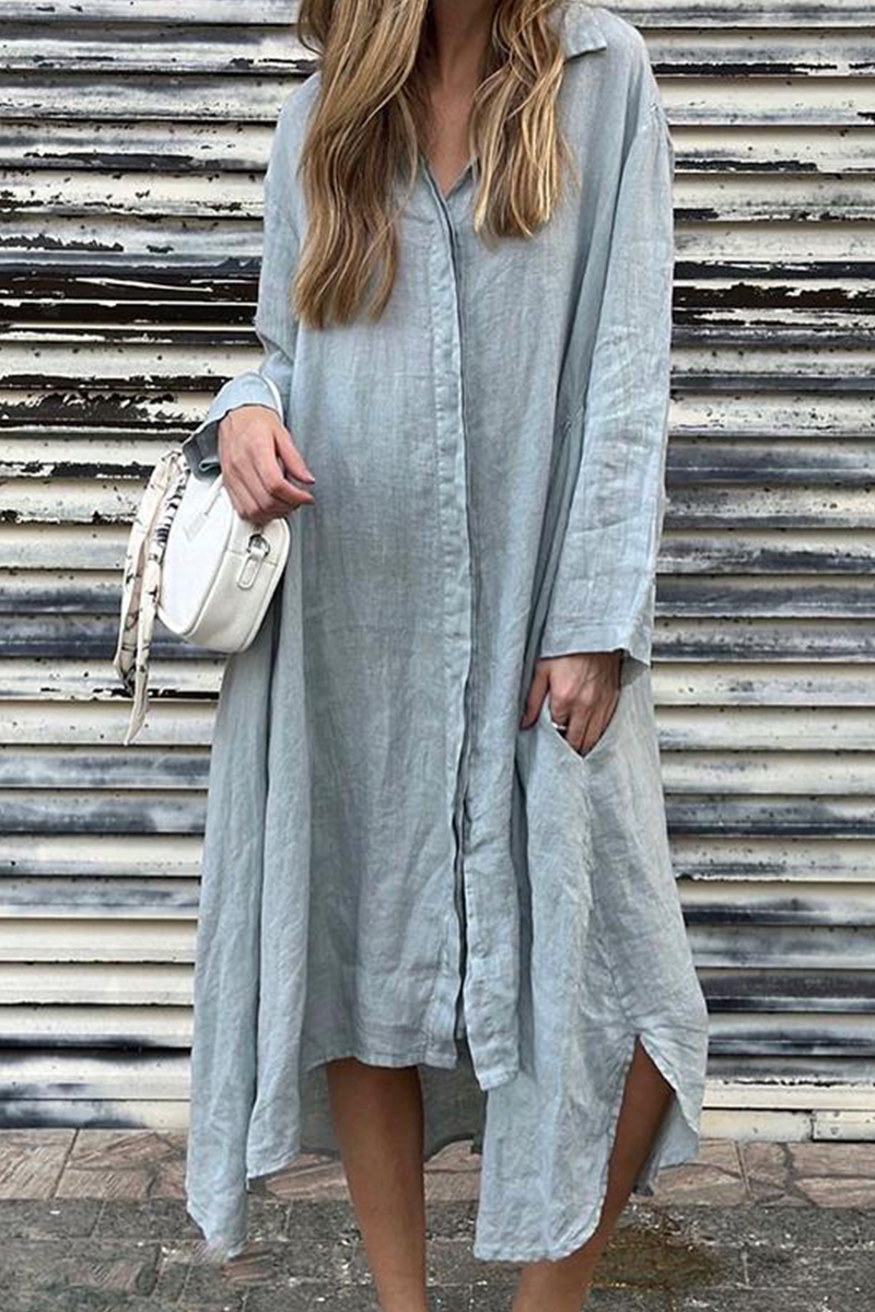Leire Casual Shirt Dresses Dress with Relaxed Fit and Boutique Fashion Look