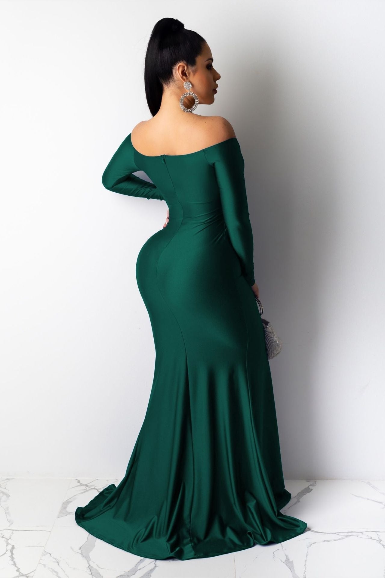 Long Sleeve Bodycon Maxi Dress 5