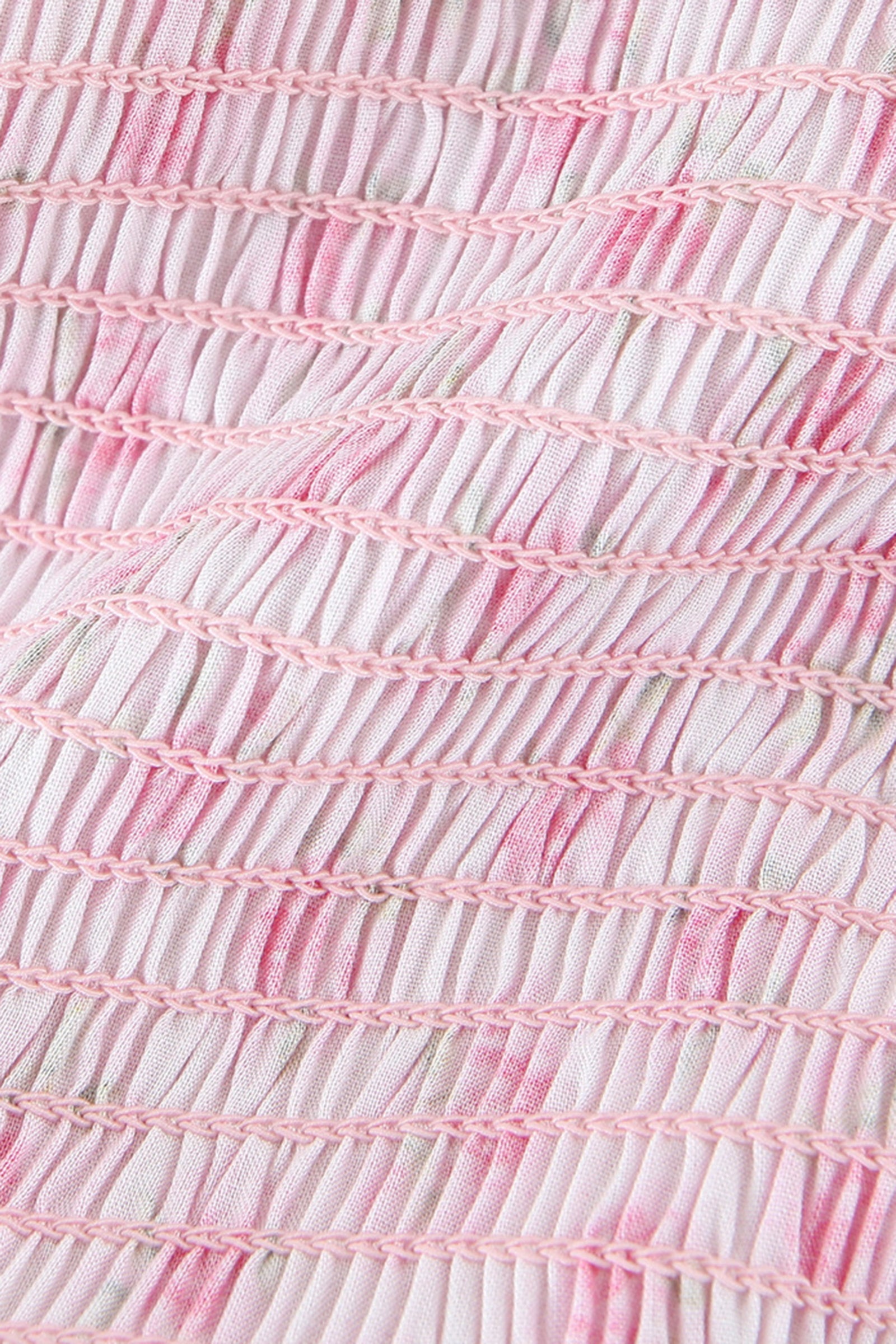Pink Ruched Bodycon Ruffled Mini Dress