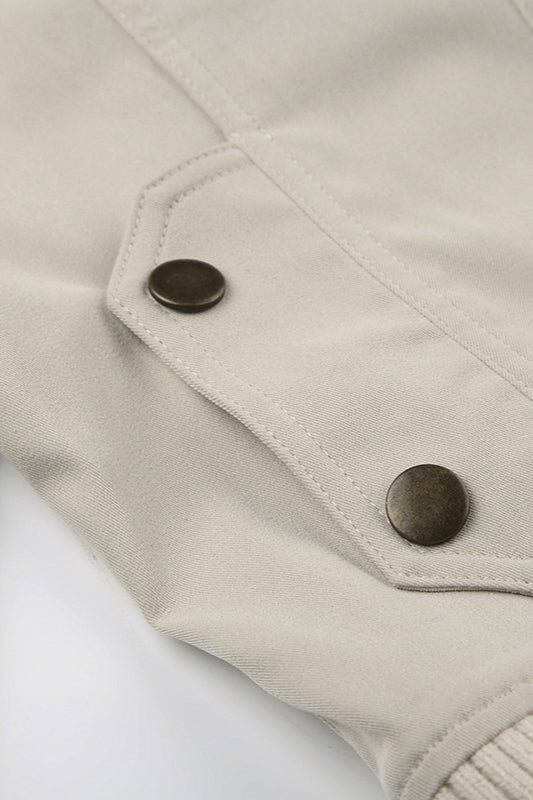 Casual TurnDown Collar Short Jacket