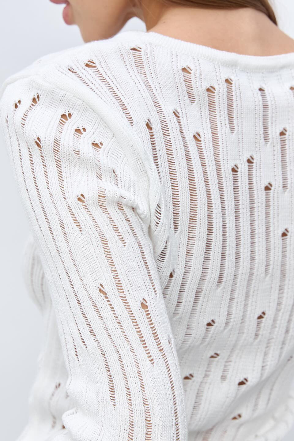 Sheer Elegant Premium Casual Knit Sweater