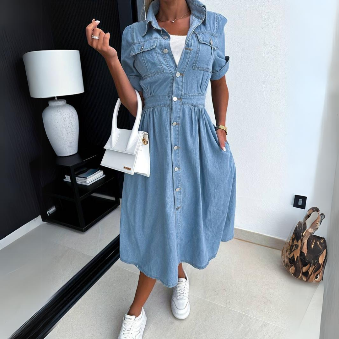 Penelope Exclusive Denim Dress for Women Boutique Collection