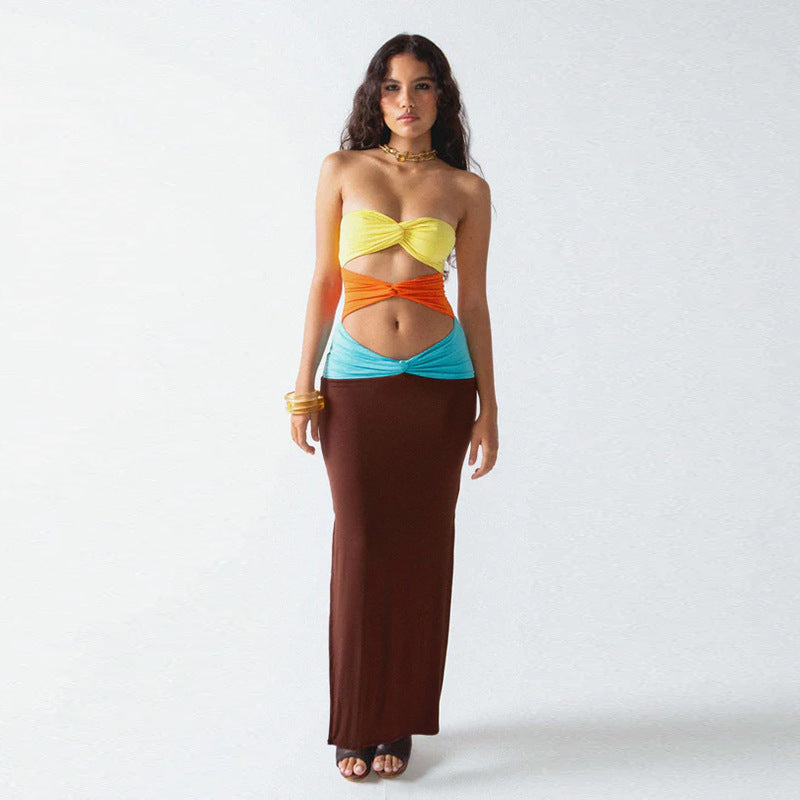 Jonjo Maxi Dress Brown