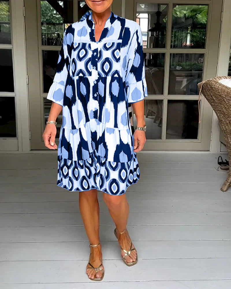Ilona Statement Casual Dress Elevated Occasion Wear
