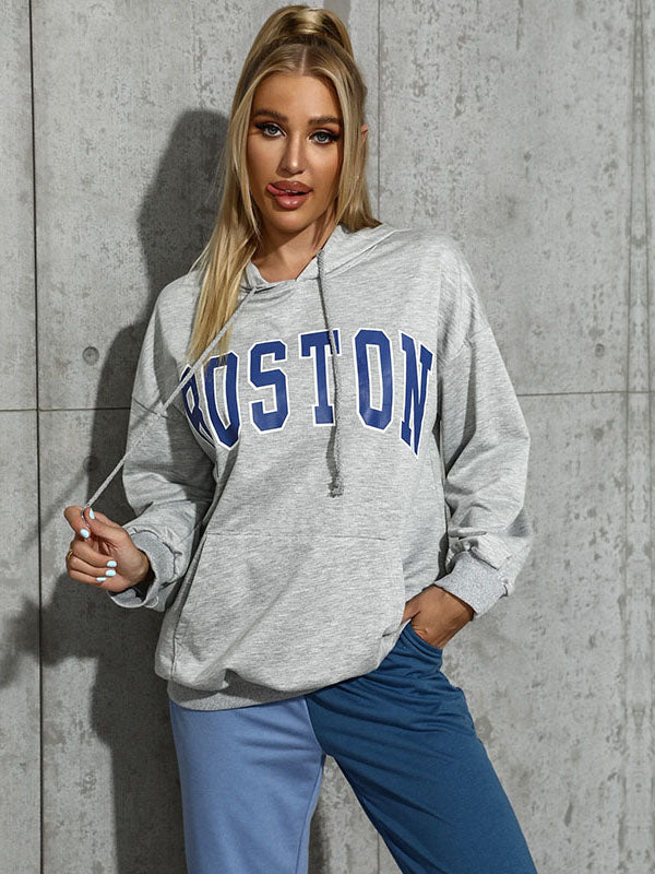 Trendy Letter Sweatshirt