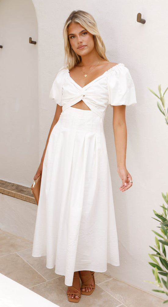 Algar Dress White