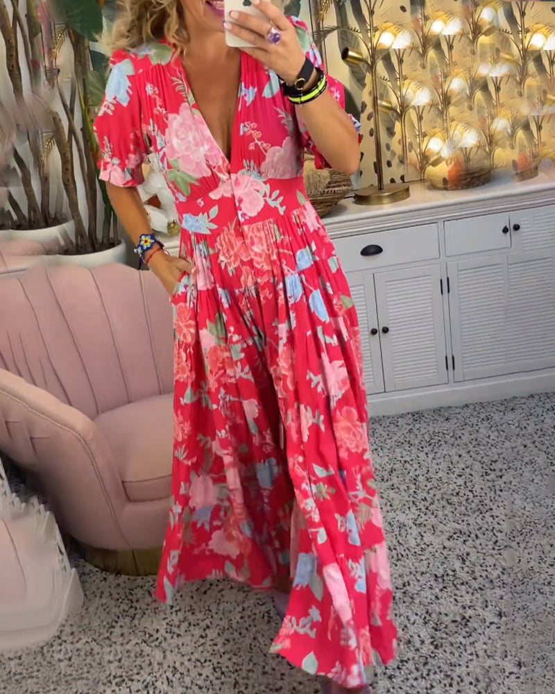 Sofia Exclusive Dress with Floral Enchantment Boutique Collection