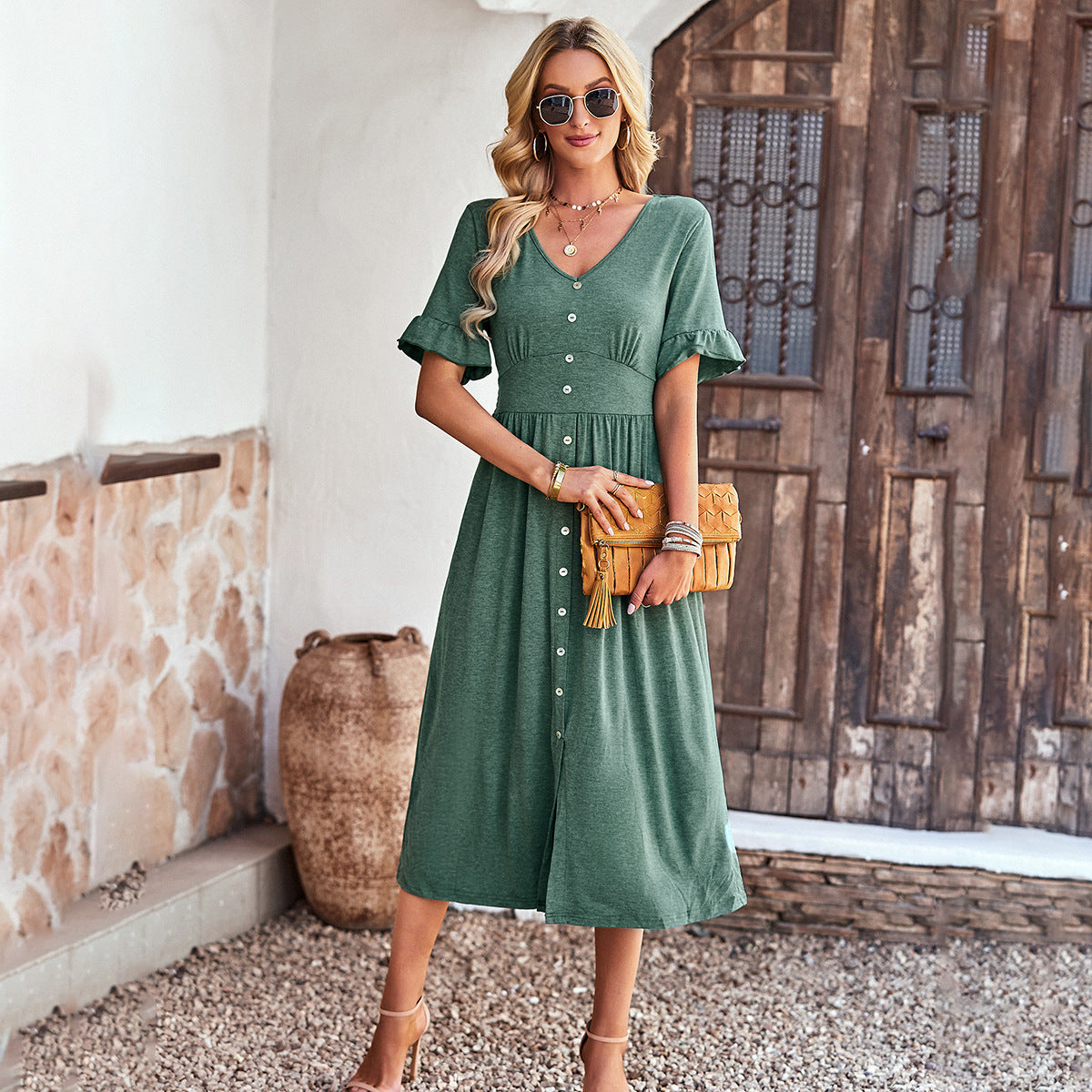 Monserrat Timeless Summer Dress Chic Silhouette Collection