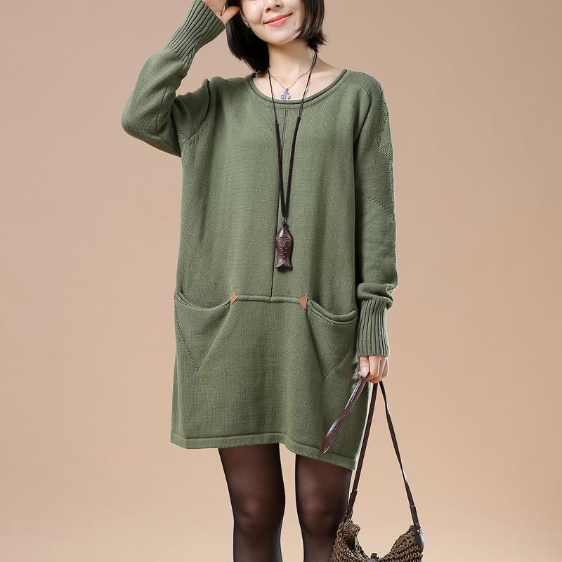 winter sweaters in green plus size women winter dress