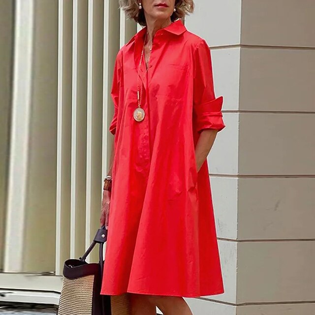 Eva Boutique Vintage Long Sleeve Dress Elevated Occasion Wear