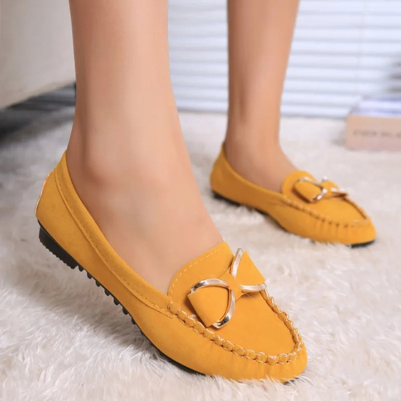 Elegant ButterflyKnot Comfortable Casual Soft Classic Office Flats Loafers
