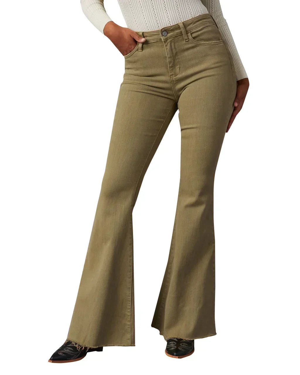 Fashion Flare Women Streetwear 90s Vintage Wide Leg Denim Pantalones Mujer Pantalon Femme Camel Clothes Jean