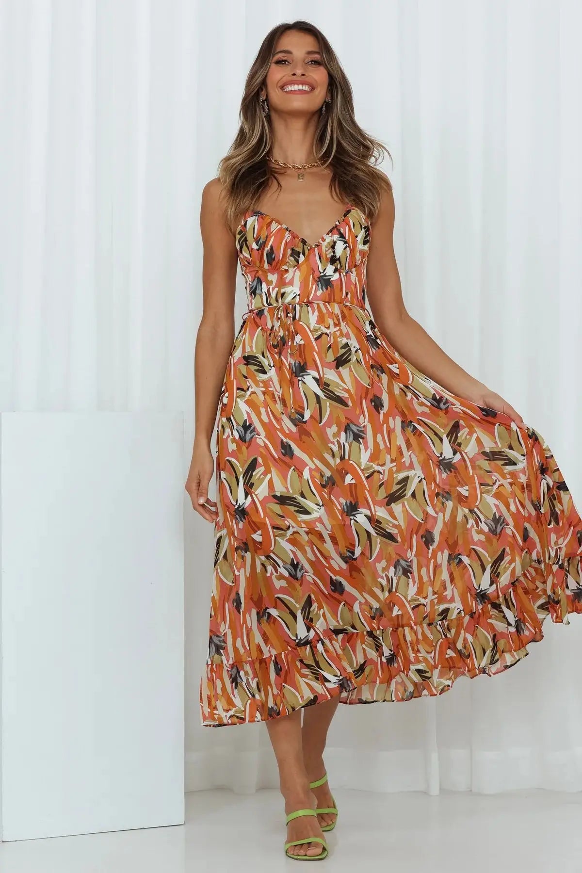 Yesica Exclusive Colorful Dress Elevated Occasion Wear