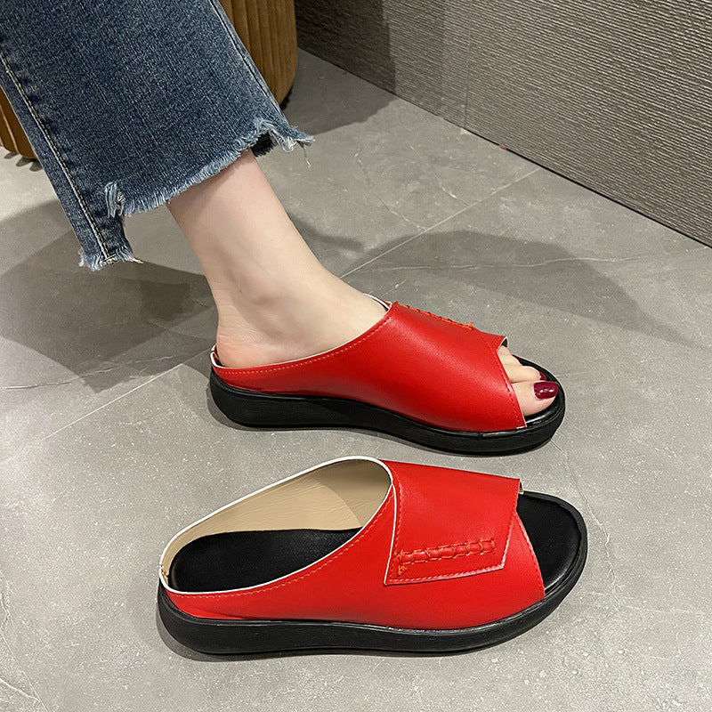 New Thick-Bottomed Fish Mouth Slippers
