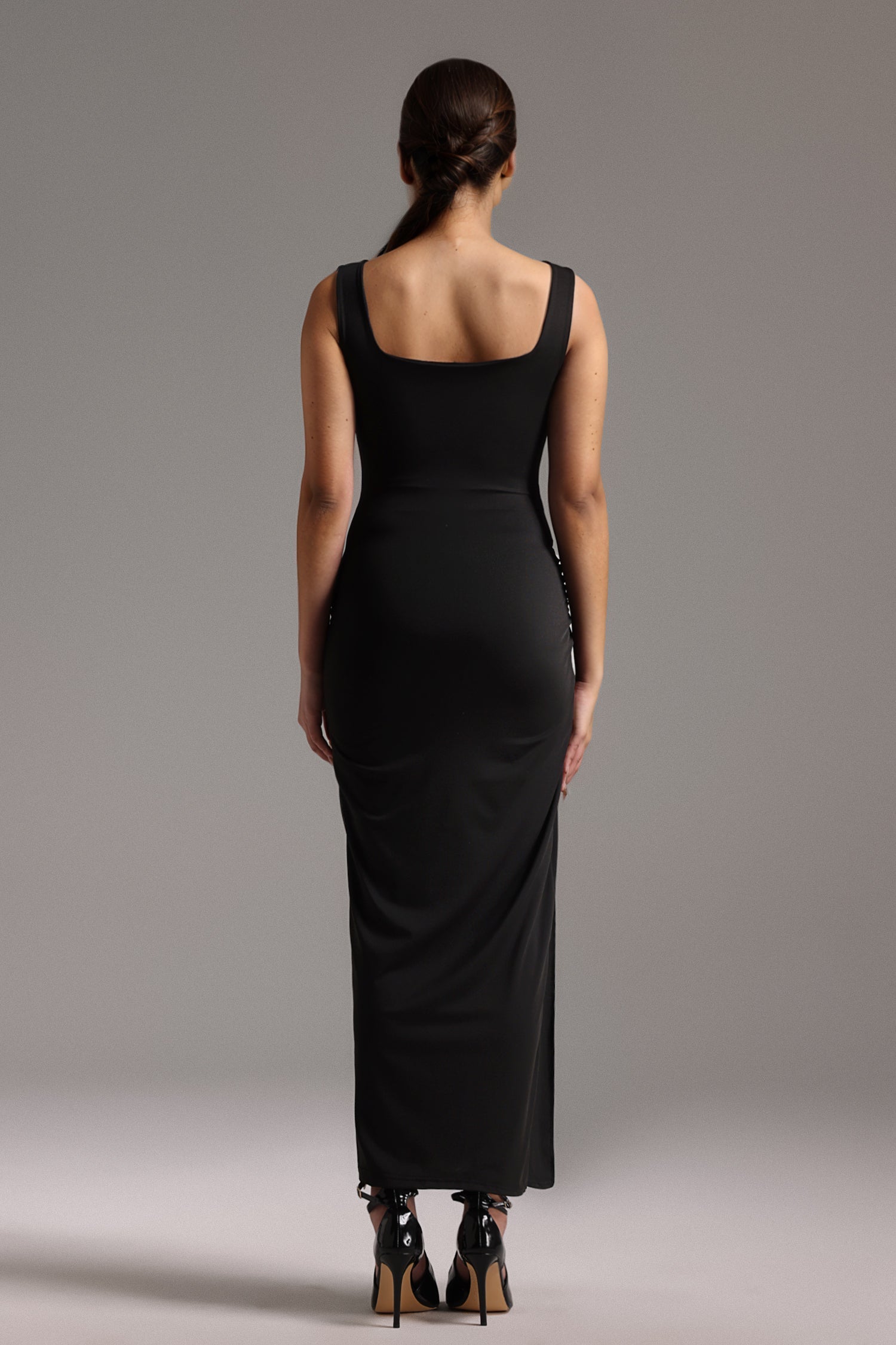 Cut Out Slit Dress