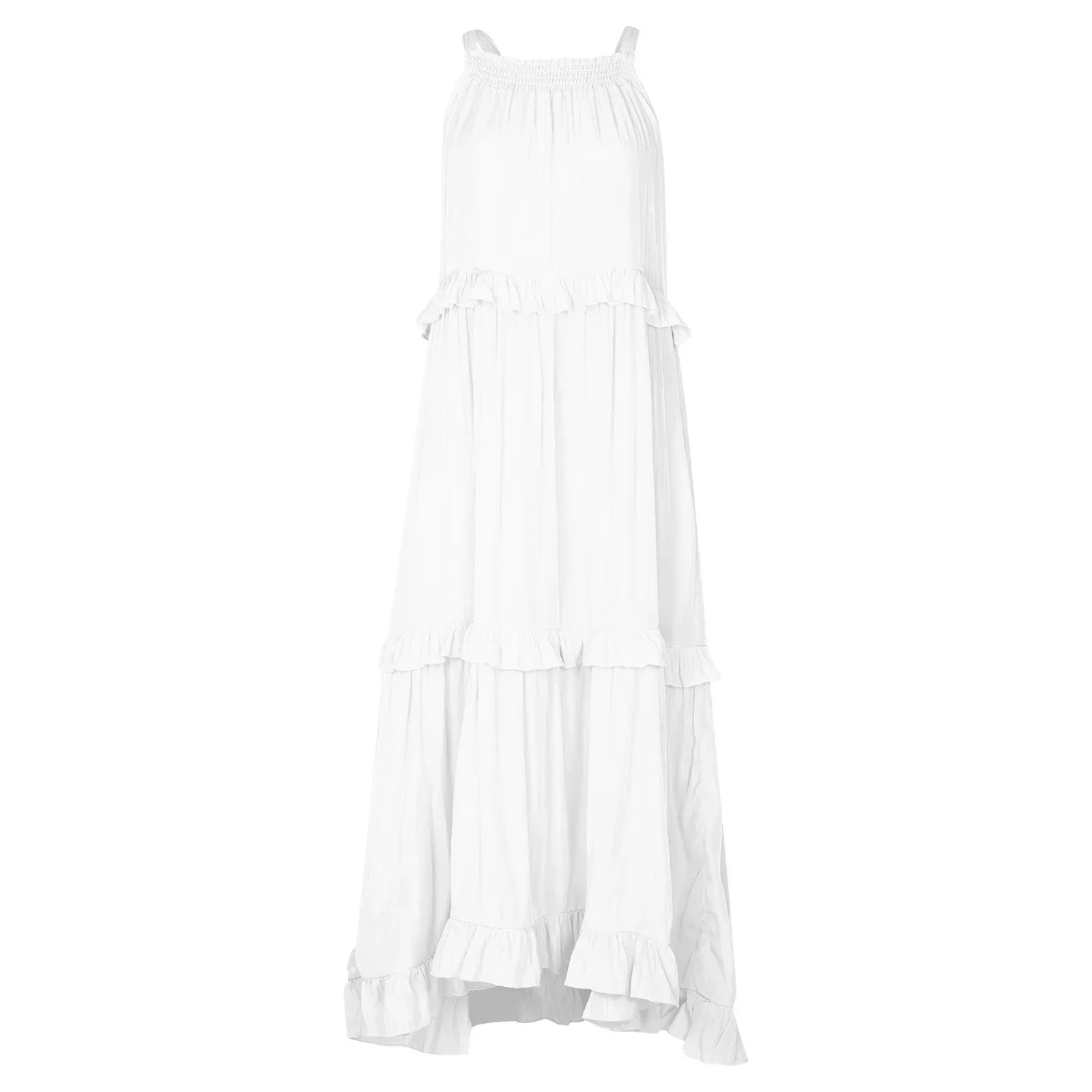 New Floorlength Round Loose Irregular LOOSE Midi Dresses