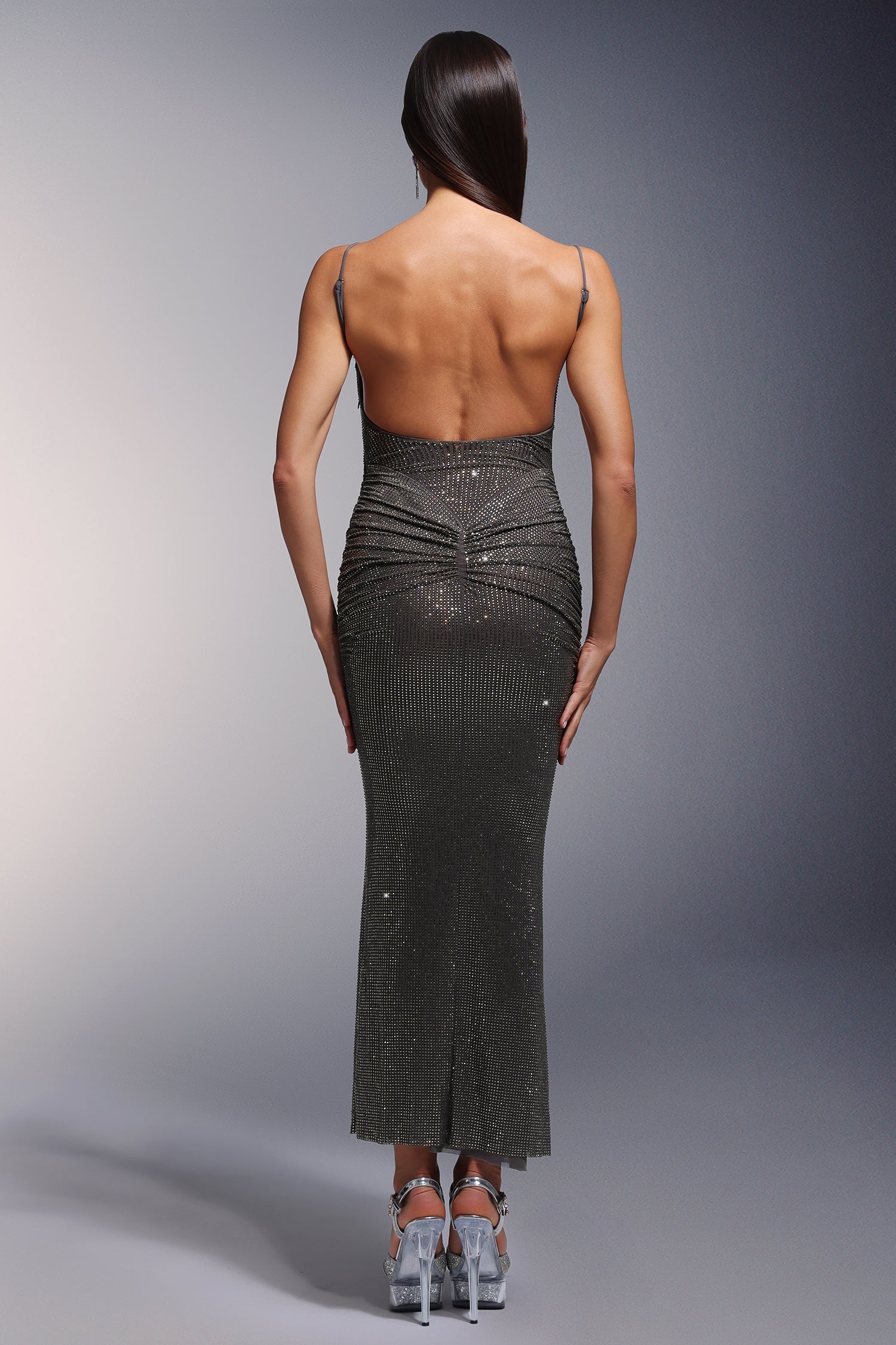 Diamond Sleeveless Maxi Dress