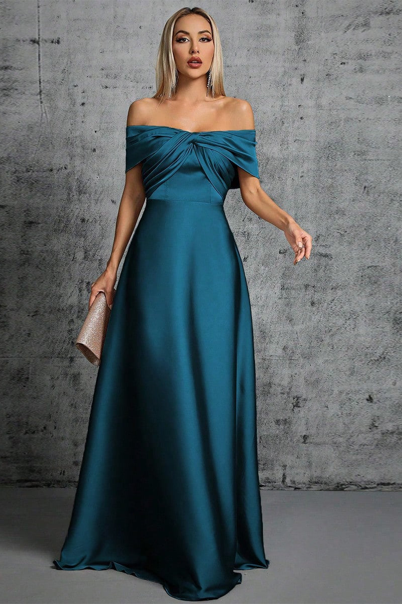 OffShoulder SlimFit Cocktail Formal Dress
