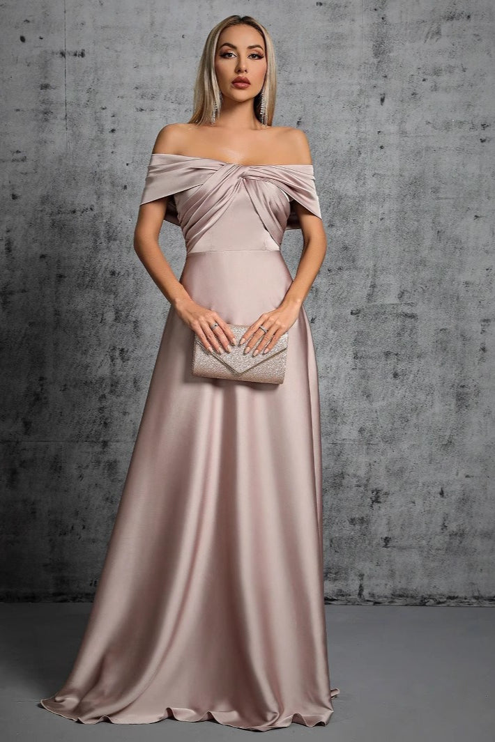 OffShoulder SlimFit Cocktail Formal Dress
