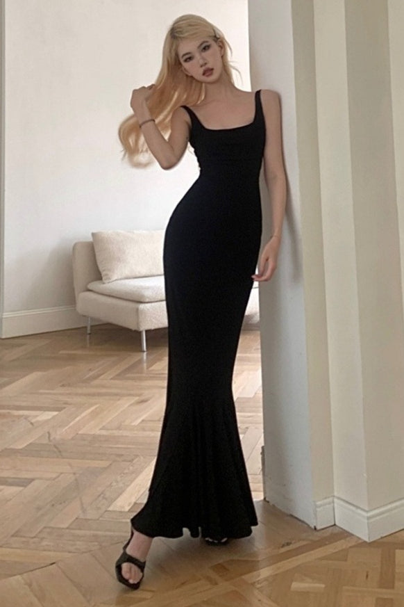 Spaghetti Strap Backless Dress 13