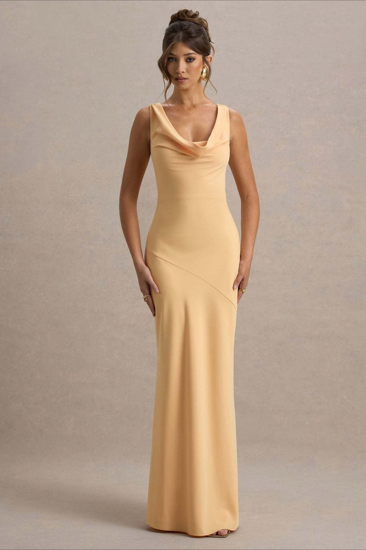 Satin Mermaid LowBack Party Dress