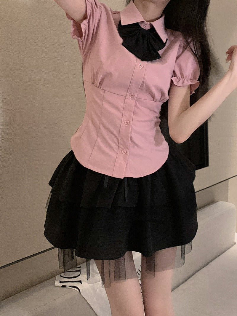 summer JK uniform women's two-piece set