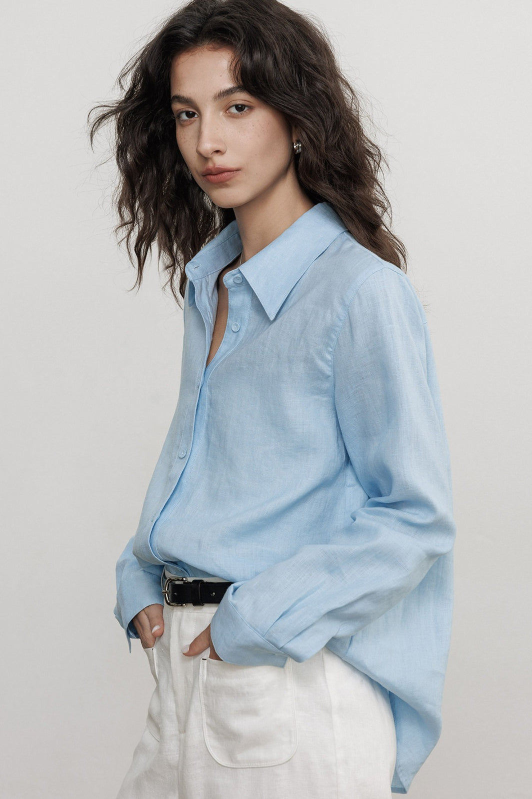 Pure Linen French Style Blouse