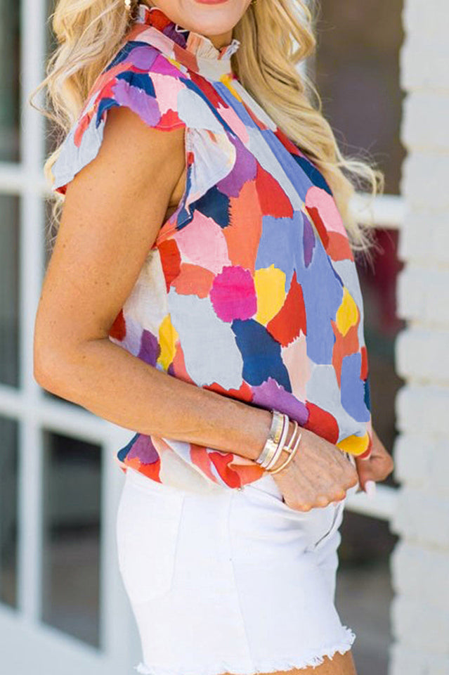 Abstract Print Top | Dress In Beauty