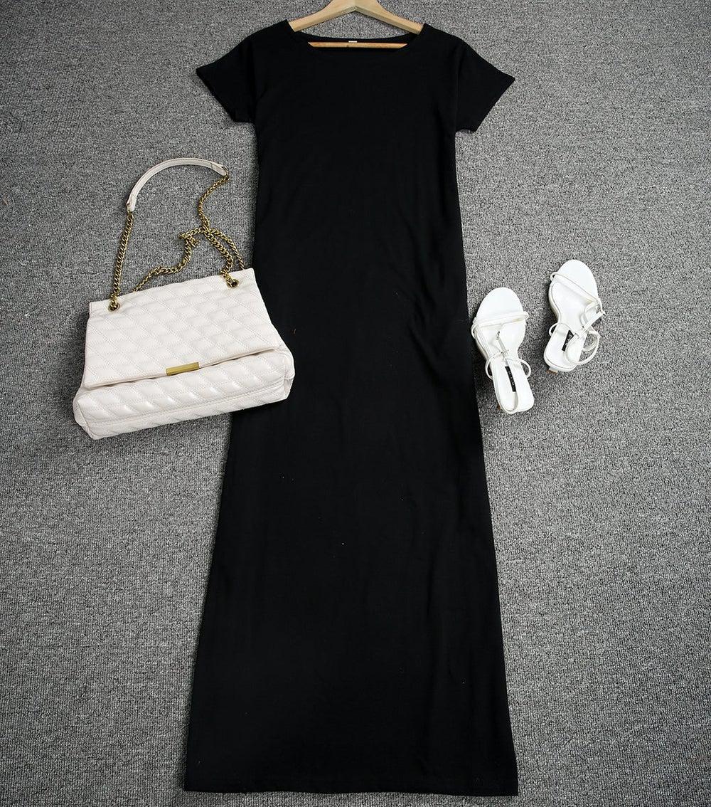 Ana Minimalist María Maxi Shirt Dress Chic Silhouette Collection