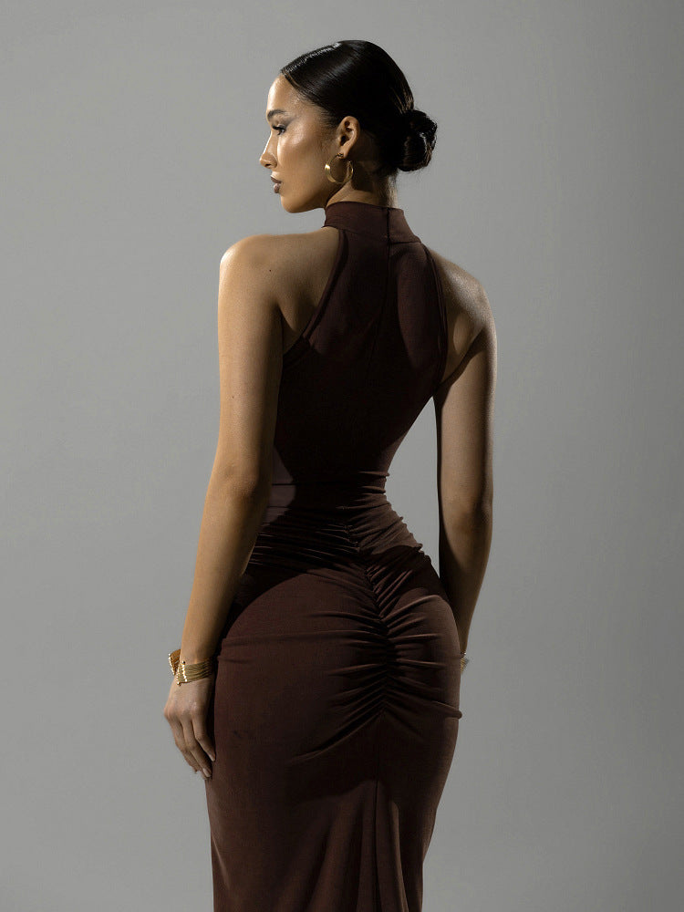 Allston Maxi Dress Brown