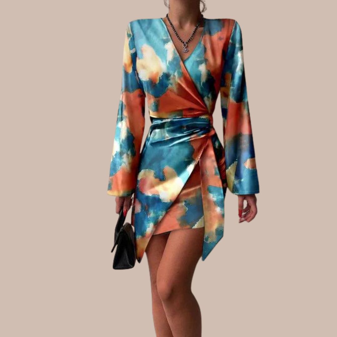 Pilar Womens Wrap Dress Dress with Tailored Everyday Styling
