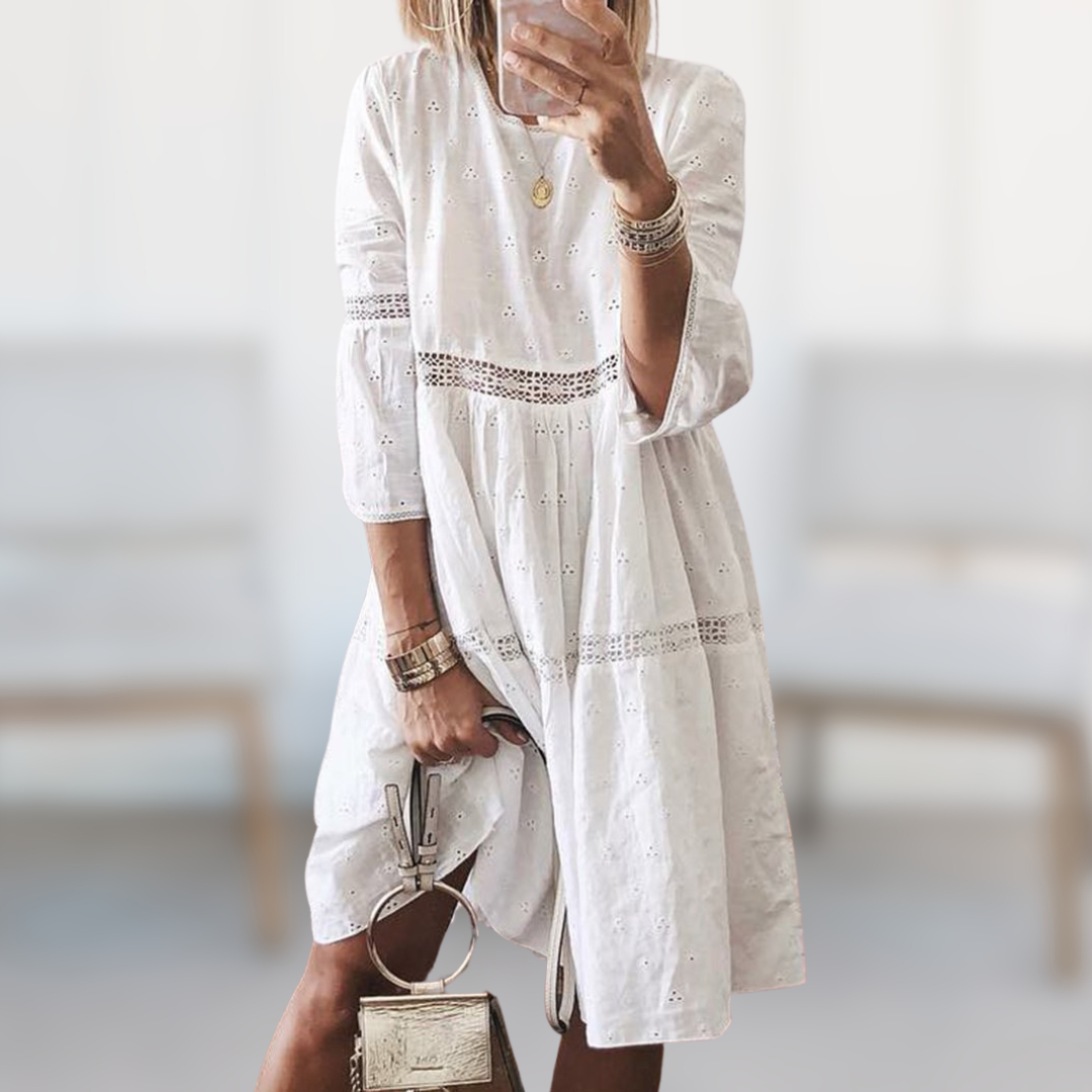 Mónica Exclusive Embroidered Dress Designer Edit