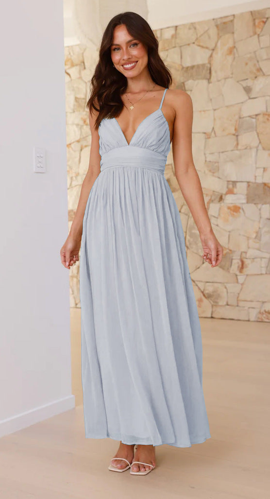 Croft Dress Blue