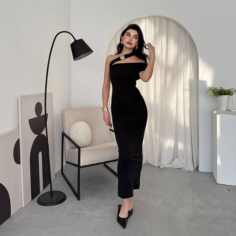 Horres Midi Dress Black