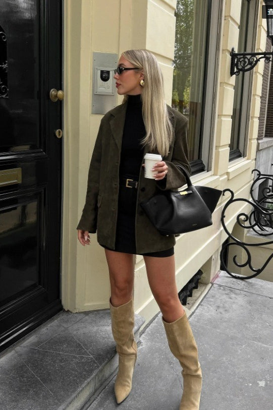 Retro Suede Loose Jacket