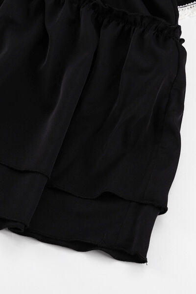 Diva Darling Ruffled Charming Flare Sleeve Mini Dress